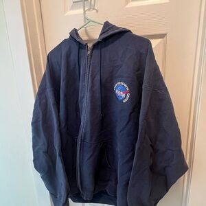 Hanes Navy Blue NASA Hoodie